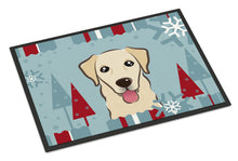 Load image into Gallery viewer, Winter Holiday Golden Retriever Doormat - 24x36 Decorative Floor Mat – Indoor/Outdoor Rug with Artistic Flair BB1748JMAT