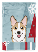 Load image into Gallery viewer, Winter Holiday Sable Corgi Garden Flag – Decorative Outdoor Yard Flag BB1749GF