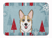 Load image into Gallery viewer, Winter Holiday Sable Corgi Machine Washable Memory Foam Mat BB1749RUG