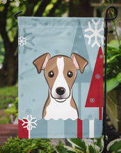 Load image into Gallery viewer, Winter Holiday Jack Russell Terrier Garden Flag – Decorative Outdoor Yard Flag BB1756GF