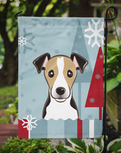 Load image into Gallery viewer, Winter Holiday Jack Russell Terrier Garden Flag – Decorative Outdoor Yard Flag BB1757GF