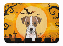 Load image into Gallery viewer, Halloween Jack Russell Terrier Machine Washable Memory Foam Mat BB1760RUG