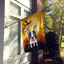 Load image into Gallery viewer, Halloween Boston Terrier Flag Canvas House Size BB1761CHF
