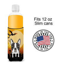 Load image into Gallery viewer, Halloween Boston Terrier Slim Can Hugger – Fun &amp; Functional Drink Coolers BB1761MUK
