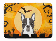 Load image into Gallery viewer, Halloween Boston Terrier Machine Washable Memory Foam Mat BB1761RUG