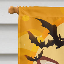 Load image into Gallery viewer, Halloween Yorkie Yorkshire Terrier Flag Canvas House Size BB1762CHF