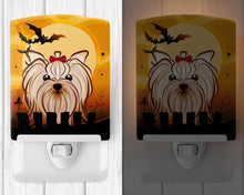 Load image into Gallery viewer, Halloween Yorkie Yorkishire Terrier Ceramic Night Light BB1762CNL