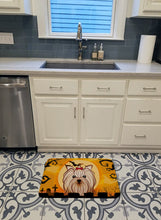 Load image into Gallery viewer, Halloween Yorkie Yorkishire Terrier Machine Washable Memory Foam Mat BB1762RUG