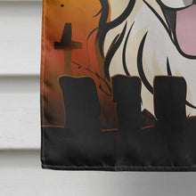 Load image into Gallery viewer, Halloween Golden Retriever Flag Canvas House Size BB1763CHF