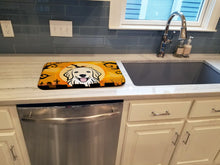 Load image into Gallery viewer, Halloween Golden Retriever Dish Drying Mat – Absorbent, Artistic Kitchen Essentials BB1763DDM