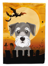 Load image into Gallery viewer, Halloween Schnauzer Flag Canvas House Size BB1764CHF