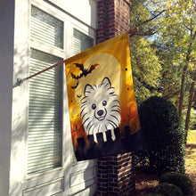 Load image into Gallery viewer, Halloween Pomeranian Flag Canvas House Size BB1765CHF
