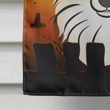 Load image into Gallery viewer, Halloween Pomeranian Flag Canvas House Size BB1765CHF