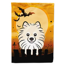 Load image into Gallery viewer, Halloween Pomeranian Flag Canvas House Size BB1765CHF