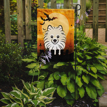 Load image into Gallery viewer, Halloween Pomeranian Garden Flag – Decorative Outdoor Yard Flag BB1765GF