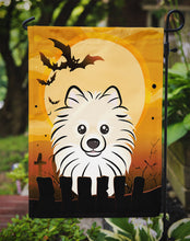 Load image into Gallery viewer, Halloween Pomeranian Garden Flag – Decorative Outdoor Yard Flag BB1765GF