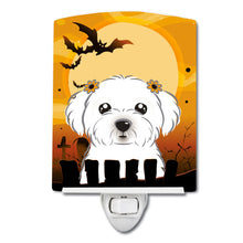 Load image into Gallery viewer, Halloween Maltese Ceramic Night Light BB1766CNL