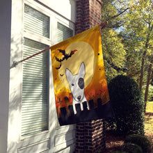 Load image into Gallery viewer, Halloween Bull Terrier Flag Canvas House Size BB1767CHF