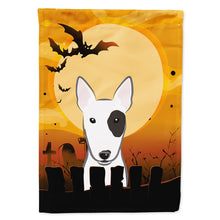 Load image into Gallery viewer, Halloween Bull Terrier Flag Canvas House Size BB1767CHF