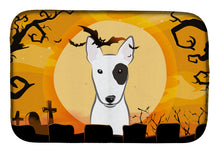 Load image into Gallery viewer, Halloween Bull Terrier Dish Drying Mat – Absorbent, Artistic Kitchen Essentials BB1767DDM