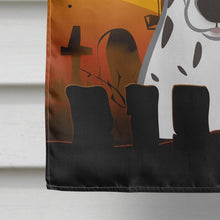 Load image into Gallery viewer, Halloween Dalmatian Flag Canvas House Size BB1768CHF