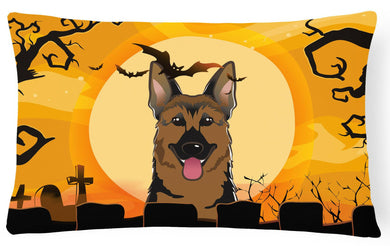 Halloween German Shepherd Fabric Decorative Pillow BB1769PW1216