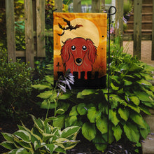Load image into Gallery viewer, Halloween Longhair Red Dachshund Garden Flag – Decorative Outdoor Yard Flag BB1772GF