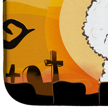 Load image into Gallery viewer, Halloween Bichon Frise Dish Drying Mat – Absorbent, Artistic Kitchen Essentials BB1775DDM