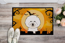 Load image into Gallery viewer, Halloween Bichon Frise Doormat - 24x36 Decorative Floor Mat – Indoor/Outdoor Rug with Artistic Flair BB1775JMAT