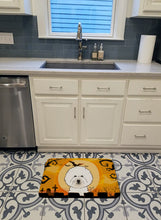Load image into Gallery viewer, Halloween Bichon Frise Machine Washable Memory Foam Mat BB1775RUG