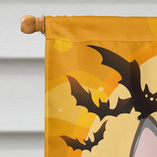 Load image into Gallery viewer, Halloween Alaskan Malamute Flag Canvas House Size BB1776CHF