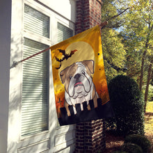 Load image into Gallery viewer, Halloween English Bulldog  Flag Canvas House Size BB1777CHF