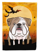 Load image into Gallery viewer, Halloween English Bulldog  Flag Canvas House Size BB1777CHF