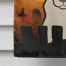 Load image into Gallery viewer, Halloween Yellow Labrador Flag Canvas House Size BB1780CHF