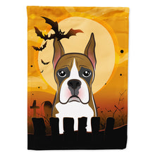 Load image into Gallery viewer, Halloween Boxer Flag Canvas House Size BB1781CHF