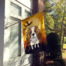 Load image into Gallery viewer, Halloween Cavalier Spaniel Flag Canvas House Size BB1782CHF