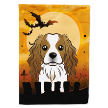 Load image into Gallery viewer, Halloween Cavalier Spaniel Flag Canvas House Size BB1782CHF