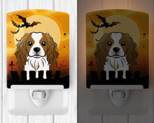 Load image into Gallery viewer, Halloween Cavalier Spaniel Ceramic Night Light BB1782CNL