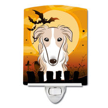 Load image into Gallery viewer, Halloween Borzoi Ceramic Night Light BB1786CNL