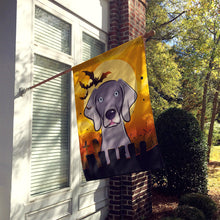 Load image into Gallery viewer, Halloween Weimaraner Flag Canvas House Size BB1789CHF