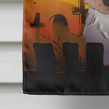 Load image into Gallery viewer, Halloween Yorkie Puppy Flag Canvas House Size BB1790CHF