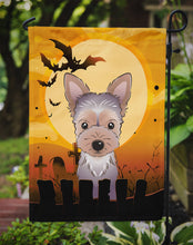 Load image into Gallery viewer, Halloween Yorkie Puppy Garden Flag – Decorative Outdoor Yard Flag BB1790GF