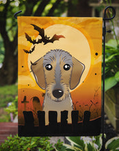 Load image into Gallery viewer, Halloween Wirehaired Dachshund Garden Flag – Decorative Outdoor Yard Flag BB1791GF