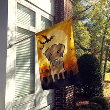 Load image into Gallery viewer, Halloween Chocolate Labrador Flag Canvas House Size BB1792CHF