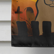Load image into Gallery viewer, Halloween Chocolate Labrador Flag Canvas House Size BB1792CHF