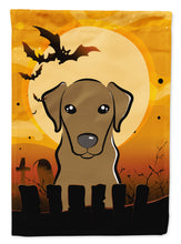 Load image into Gallery viewer, Halloween Chocolate Labrador Garden Flag – Decorative Outdoor Yard Flag BB1792GF
