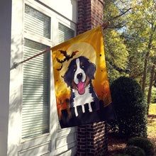 Load image into Gallery viewer, Halloween Bernese Mountain Dog Flag Canvas House Size BB1795CHF