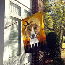 Load image into Gallery viewer, Halloween Beagle Flag Canvas House Size BB1797CHF