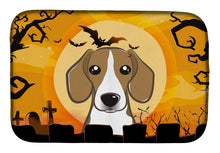 Load image into Gallery viewer, Halloween Beagle Dish Drying Mat – Absorbent, Artistic Kitchen Essentials BB1797DDM