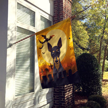 Load image into Gallery viewer, Halloween Min Pin Flag Canvas House Size BB1798CHF